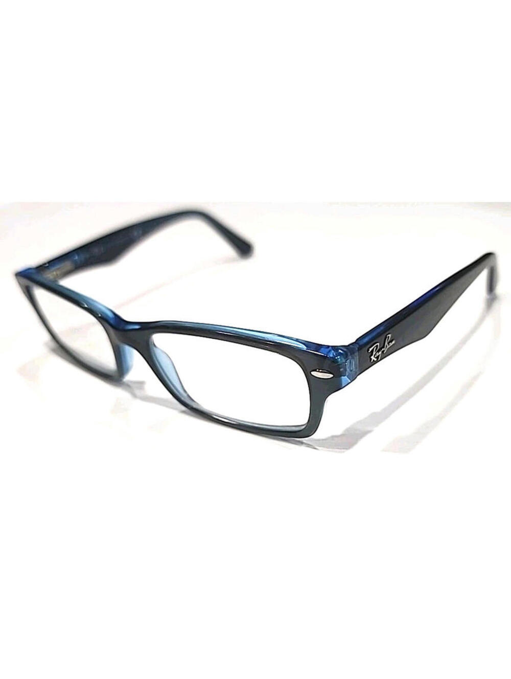 Ray Ban Jr RB1530 3667 Kids Blue Eyeglasses Rectangle Frame 48-16 130